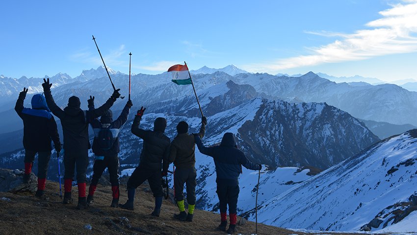 Best winter Treks - KEDARKANTHA PEAK