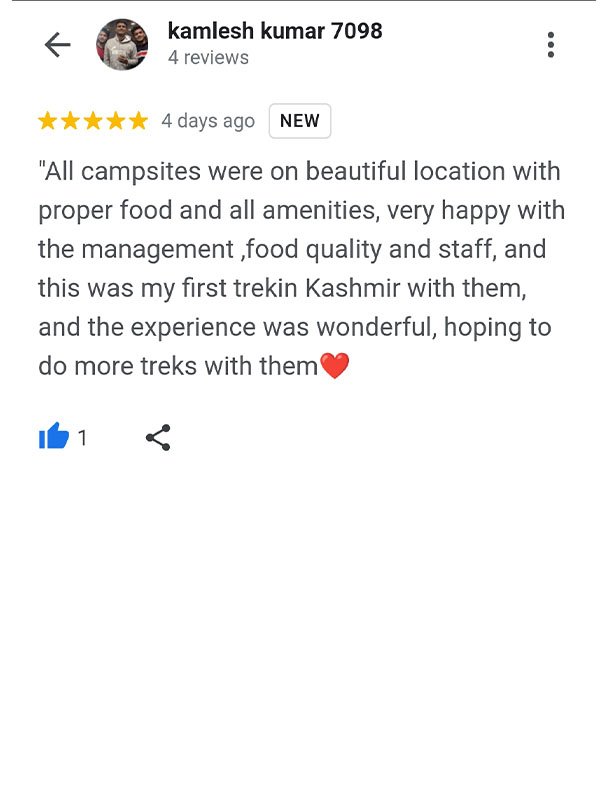 Best great lakes of kashmir trek Package Reviews