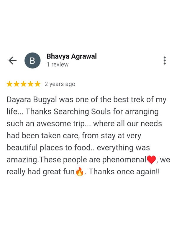 Dayara Bugyal Trek Booking Reviews