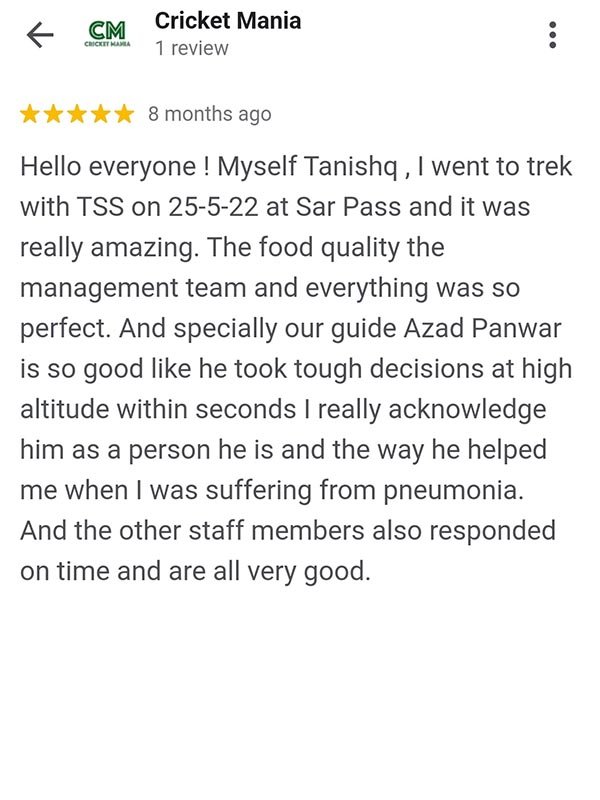 SAR Pass Reviews