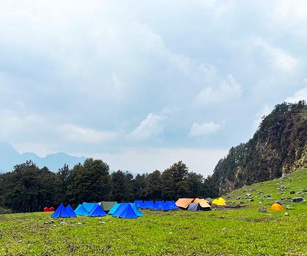 Sar Pass Trek Camping