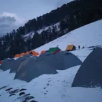 First Company to Pitch medical tents at each Camp Site